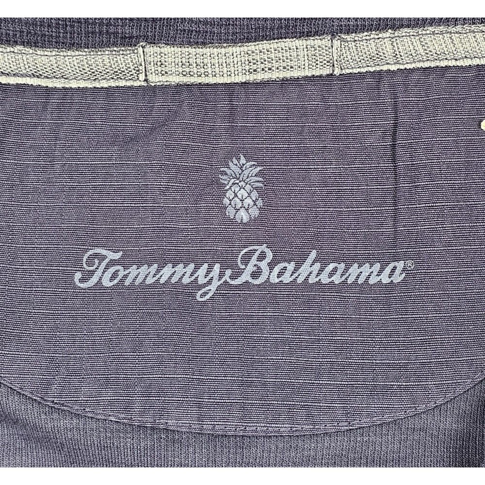 Tommy Bahama NWT Tobago Bay Half-Zip Short Sleeve Dress Ocean Deep Blue Size XL - Picture 7 of 9